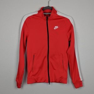 nike striped jacket